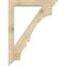 Ekena Millwork Balboa Traditional Rough Sawn Bracket w/ Offset Brace, Douglas Fir, 6"W x 36"D x 48"H BKT0604X36X48BOA01RDF - alternate 3